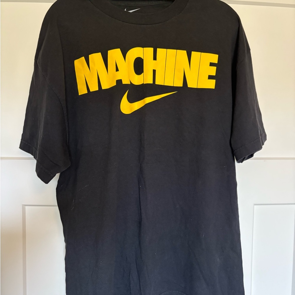 Nike Black Tee with Yellow Graphic